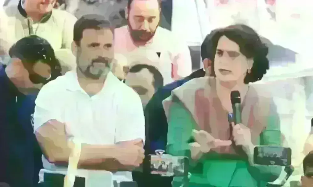 मुरादाबाद पहुंची राहुल गांधी की भारत जोड़ो यात्रा, पहली बार प्रियंका वाड्रा हुई शामिल मुरादाबाद पहुंची राहुल गांधी की भारत जोड़ो यात्रा, पहली बार प्रियंका वाड्रा हुई शामिल