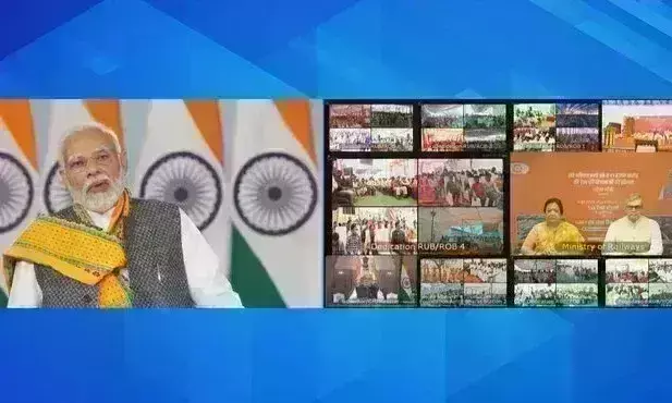 प्रधानमंत्री ने 554 रेलवे स्टेशन के पुनर्निर्माण का शिलान्यास किया, कहा - आज का भारत बड़े सपने देखता है