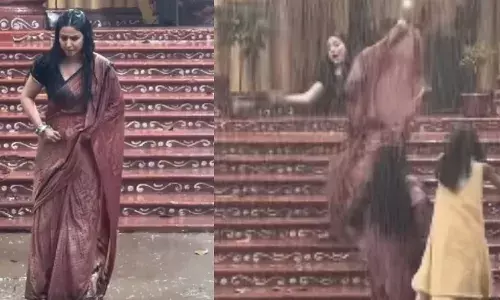 शूटिंग करते में सीढ़ियों से फिसली हिना खान, एक्ट्रेस को लगी चोट