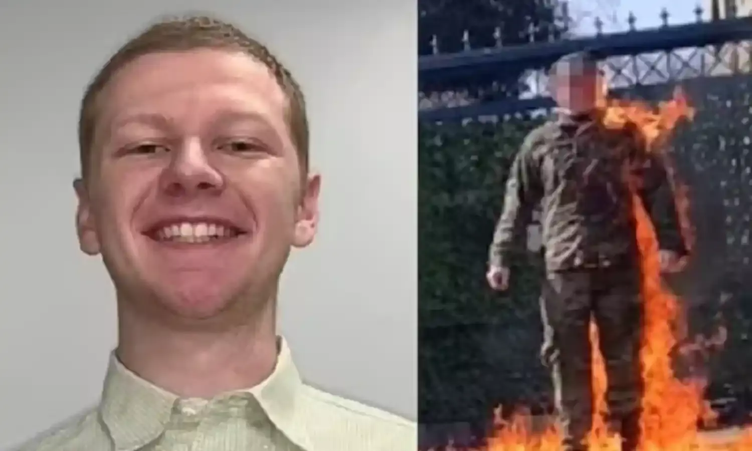 इजराइली दूतावास के बाहर अमेरिकी वायुसैनिक ने खुद को लगाई आग, मौत इजराइली दूतावास के बाहर अमेरिकी वायुसैनिक ने खुद को लगाई आग, मौत