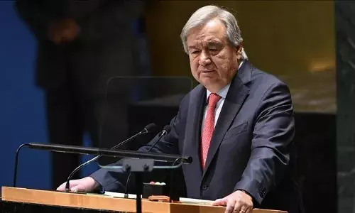 हर दिन वैश्विक सुरक्षा की स्थिति कमजोर हो रही, विश्व के कई देशों में संघर्ष और हिंसा पर बोले संयुक्त राष्ट्र के महासचिव गुटेरस हर दिन वैश्विक सुरक्षा की स्थिति कमजोर हो रही, विश्व के कई देशों में संघर्ष और हिंसा पर बोले संयुक्त राष्ट्र के महासचिव गुटेरस