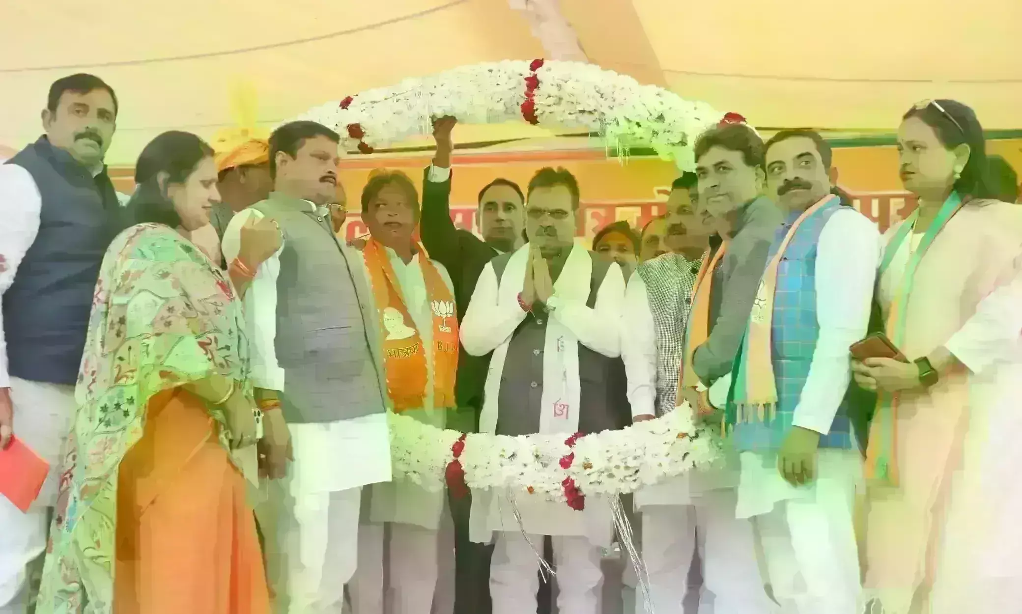 राजस्थान के मुख्यमंत्री पहुंचे मुरैना, कहा - 2024 का चुनाव देश की दिशा बदलने वाला होगा