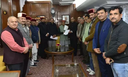 राज्यपाल से मिला भाजपा विधायक दल, बजट पर डिवीजन ऑफ वोट की मांग