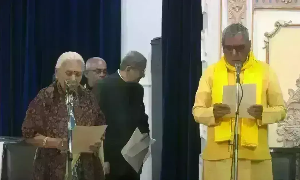 उप्र में योगी मंत्रिमंडल का विस्तार, ओमप्रकाश राजभर-दारा सिंह समेत चार नेता बने मंत्री