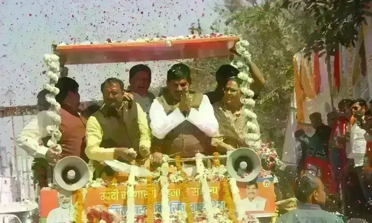 कांग्रेस पर गरजे मुख्यमंत्री यादव, कहा -  इन अभागों ने राम मंदिर प्राण प्रतिष्ठा का निमंत्रण ठुकराया