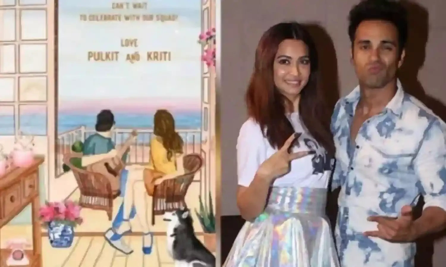 फुकरे एक्टर पुलकित-कृति खरबंदा की शादी का कार्ड सोशल मीडिया पर वायरल