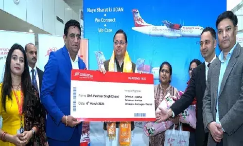 उत्तराखंड : मुख्यमंत्री धामी ने देहरादून से अयोध्या, अमृतसर और पंतनगर-वाराणसी के लिए हवाई सेवाओं का शुभारंभ किया