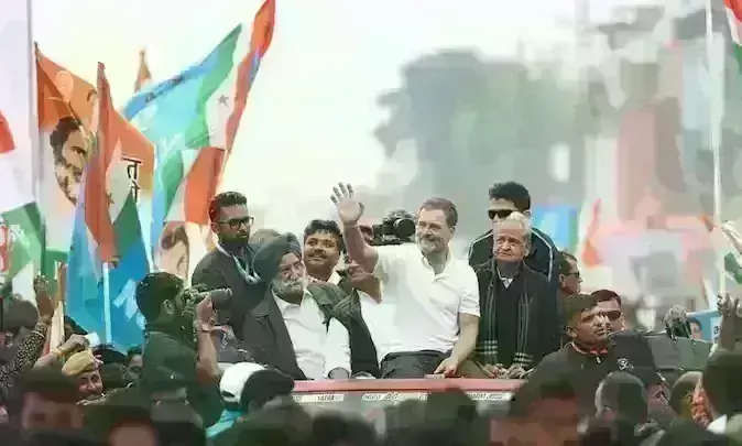राजस्थान पहुंची भारत जोड़ो न्याय यात्रा, राहुल गांधी ने 30 लाख नौकरियों का वादा किया राजस्थान पहुंची भारत जोड़ो न्याय यात्रा, राहुल गांधी ने 30 लाख नौकरियों का वादा किया