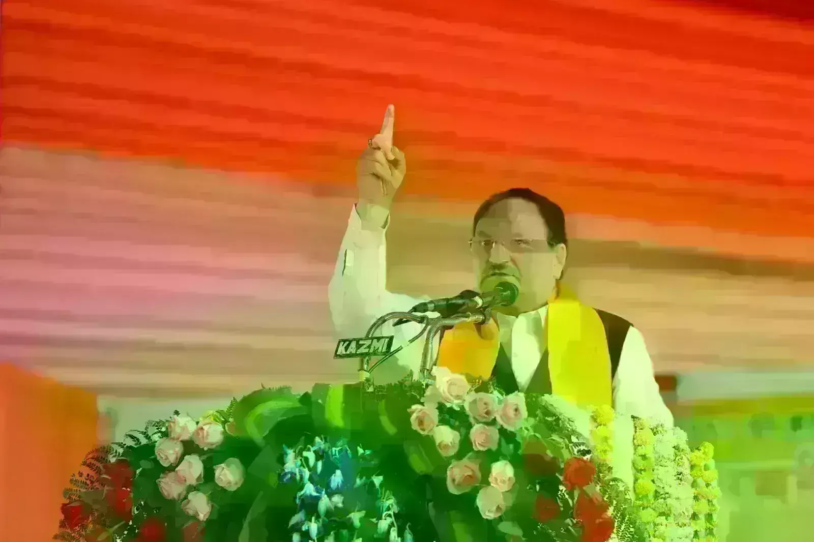 आगरा पहुंचे जेपी नड्डा, कहा - कांग्रेस हमेशा दलितों को गुमराह करती रही