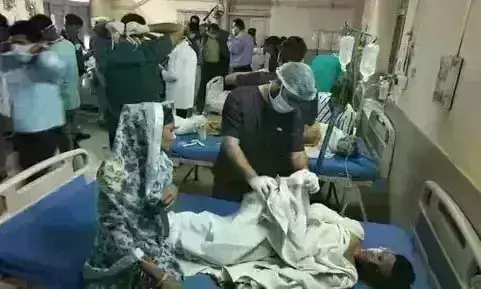 कोटा में शिव बारात में फैला करंट, 12 बच्चे झुलसे, दो की हालत गम्भीर