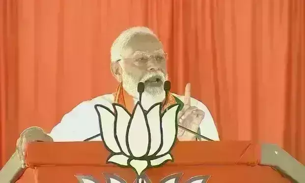 तेलंगाना में इंडी गठबंधन पर गरजे मोदी, कहा - मेरे लिए हर मां, बेटी और बहन शक्ति का रूप