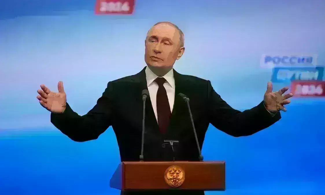 पांचवीं बार रूस के राष्ट्रपति बने व्लादिमीर पुतिन, प्रधानमंत्री मोदी ने दी बधाई