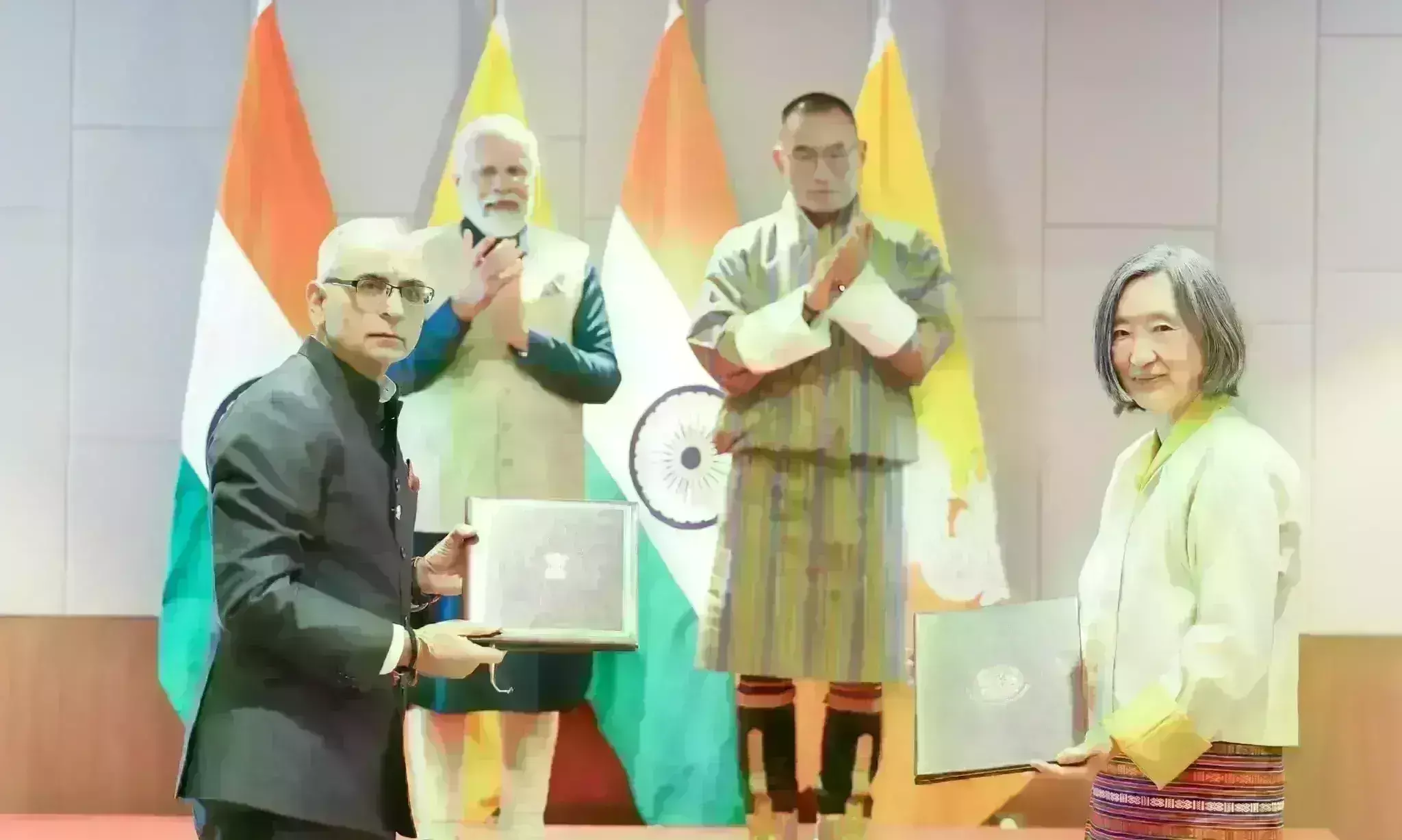 भारत-भूटान के बीच चलेगी ट्रेन,  दोनों देशों के बीच 7 अहम समझौते हुए