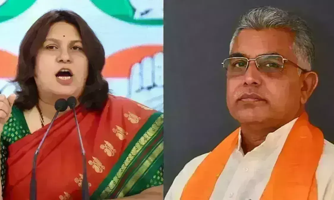 दिलीप घोष और सुप्रिया श्रीनेत को बिगड़े बोल पड़े भारी, चुनाव आयोग ने फटकार लगाई दिलीप घोष और सुप्रिया श्रीनेत को बिगड़े बोल पड़े भारी, चुनाव आयोग ने फटकार लगाई