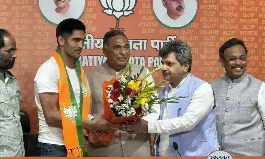 बॉक्सर विजेंदर सिंह भाजपा में शामिल, साल 2019 में कांग्रेस के टिकट पर लड़ा था चुनाव