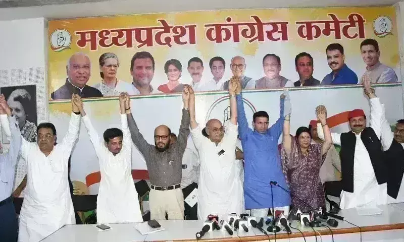 मप्र में हुई इंडी गठबंधन के नेताओं की बैठक, कांग्रेस प्रदेशाध्यक्ष बोले- भाजपा के खिलाफ संघर्ष करेंगे