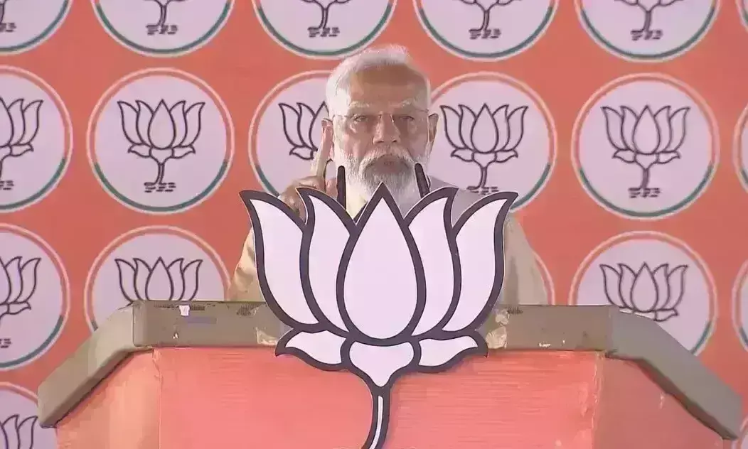 कांग्रेस-सपा पर गरजे प्रधानमंत्री मोदी, कहा - राम मंदिर के निर्माण से इंडी गठबंधन को नफरत