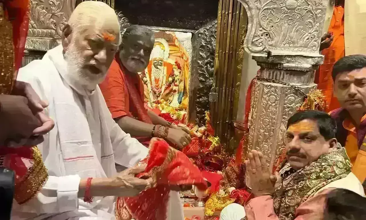 नवरात्रि के पहले दिन मैहर पहुंचे मुख्यमंत्री, माँ शारदा के किए दर्शन