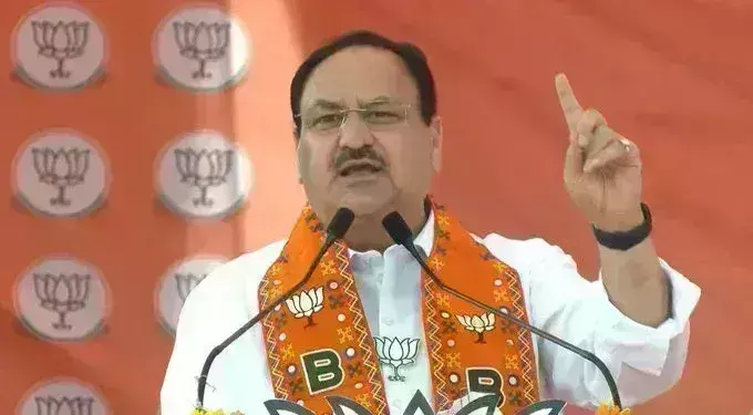 सीधी में विकास से लेकर पाकिस्तान पर बोले जेपी नड्डा, कहा - कांग्रेस ने न अंतरिक्ष छोड़ा, न धरती तीनों लोक में घोटाला किया