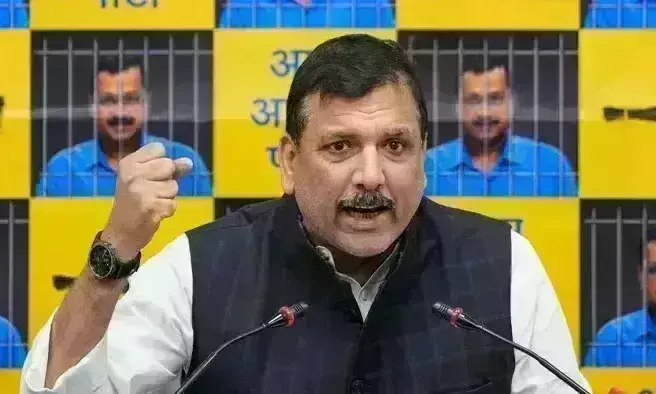 संजय सिंह का आरोप- अरविंद केजरीवाल को पत्नी से फेस टू फेस नहीं मिलने दिया,  प्रताड़ित किया जा रहा