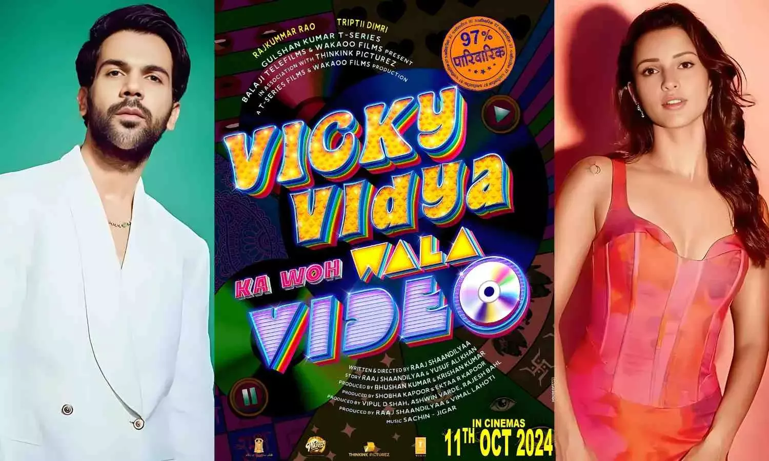 अभिनेता राजकुमार राव और तृप्ति डिमरी की अपकमिंग फिल्म की रिलीज डेट का हुआ ऐलान, सिनेमाघरों में इस दिन देगी दस्तक