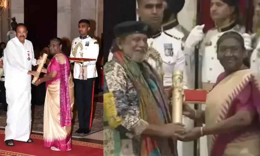 वेंकैया नायडू समेत 5 हस्तियां पद्म विभूषण से सम्मानित, मिथुन चक्रवर्ती-उषा उथुप को मिला पद्म भूषण वेंकैया नायडू समेत 5 हस्तियां पद्म विभूषण से सम्मानित, मिथुन चक्रवर्ती-उषा उथुप को मिला पद्म भूषण