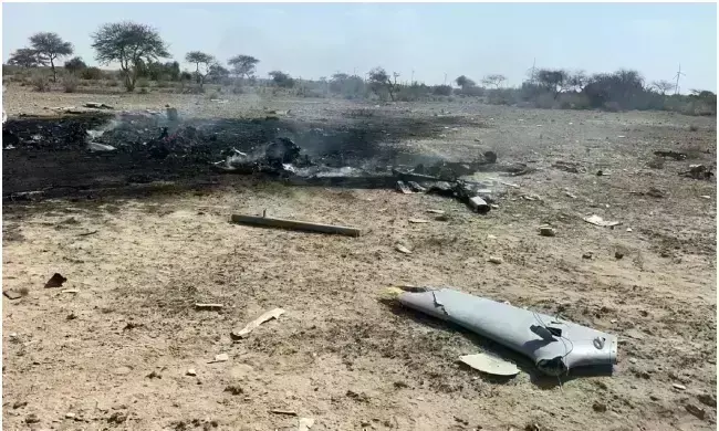भारतीय वायुसेना का टोही विमान जैसलमेर में क्रैश, बॉर्डर पर कर रहा था निगरानी