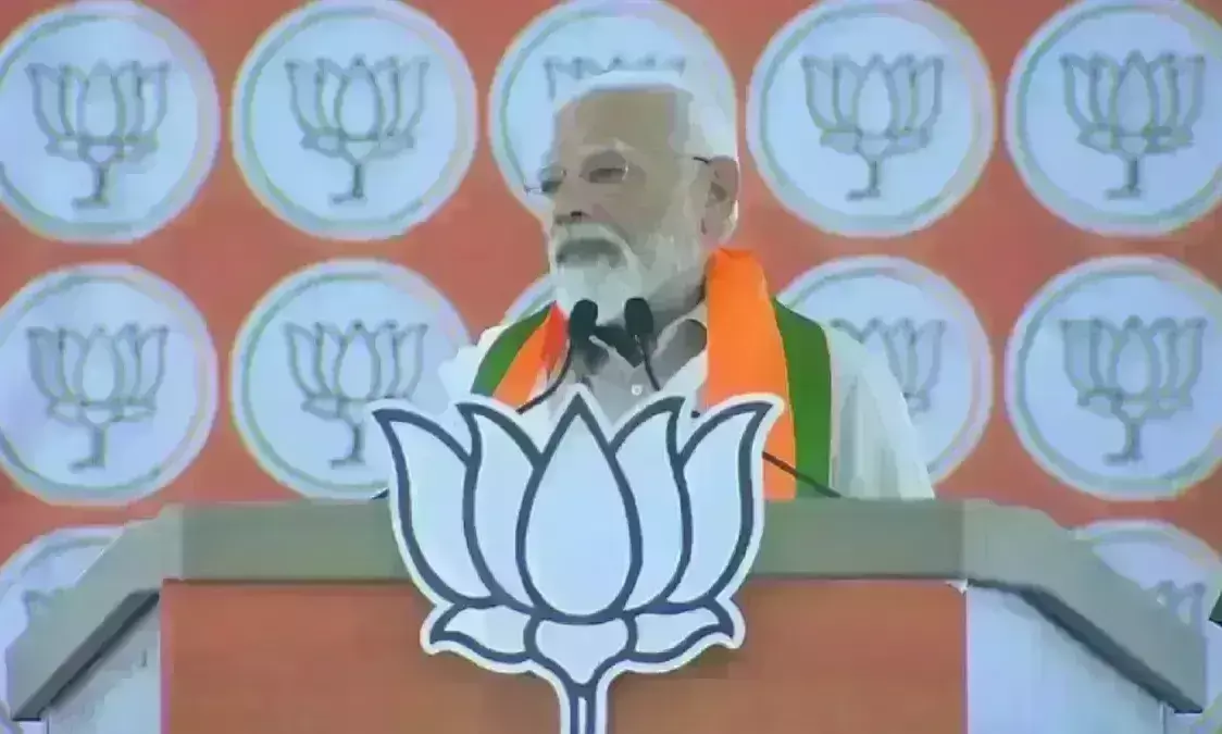 महाराष्ट्र में गरजे नरेंद्र मोदी, कहा - इंडी गठबंधन का मकसद सत्ता हासिल कर मलाई खाना है