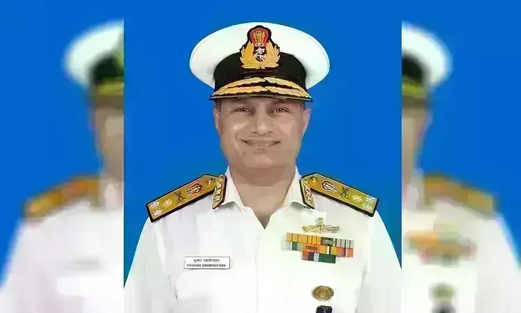 वाइस एडमिरल कृष्णा स्वामीनाथन बने नौसेना के वाइस चीफ, कार्यभार संभाला वाइस एडमिरल कृष्णा स्वामीनाथन बने नौसेना के वाइस चीफ, कार्यभार संभाला