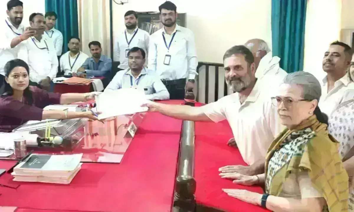 राहुल गांधी ने रायबरेली सीट से नामांकन भरा, सोनिया-मल्लिकार्जुन खरगे रहे मौजूद