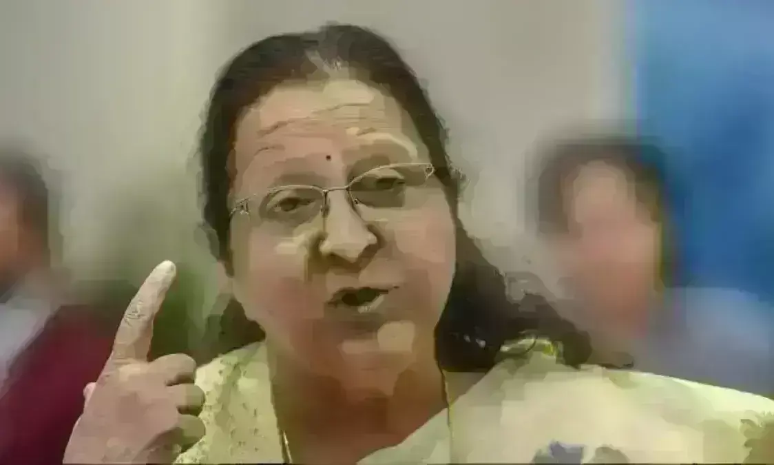सुमित्रा महाजन ने कांग्रेस प्रत्याशी की नाम वापसी पर जताई हैरानी, कहा - भाजपा के लोग NOTA दबाएंगे