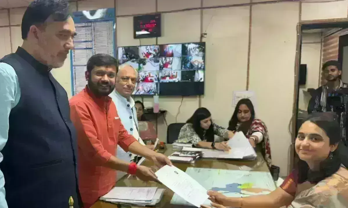 उत्तर-पूर्वी दिल्ली से कन्हैया कुमार ने भरा नामांकन, भाजपा से मनोज तिवारी होंगे सामने