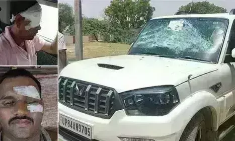 मैनपुरी में मतदान के दौरान बवाल, पोलिंग सेंटर के बाहर सपा-भाजपा के कार्यकर्ता भिड़े