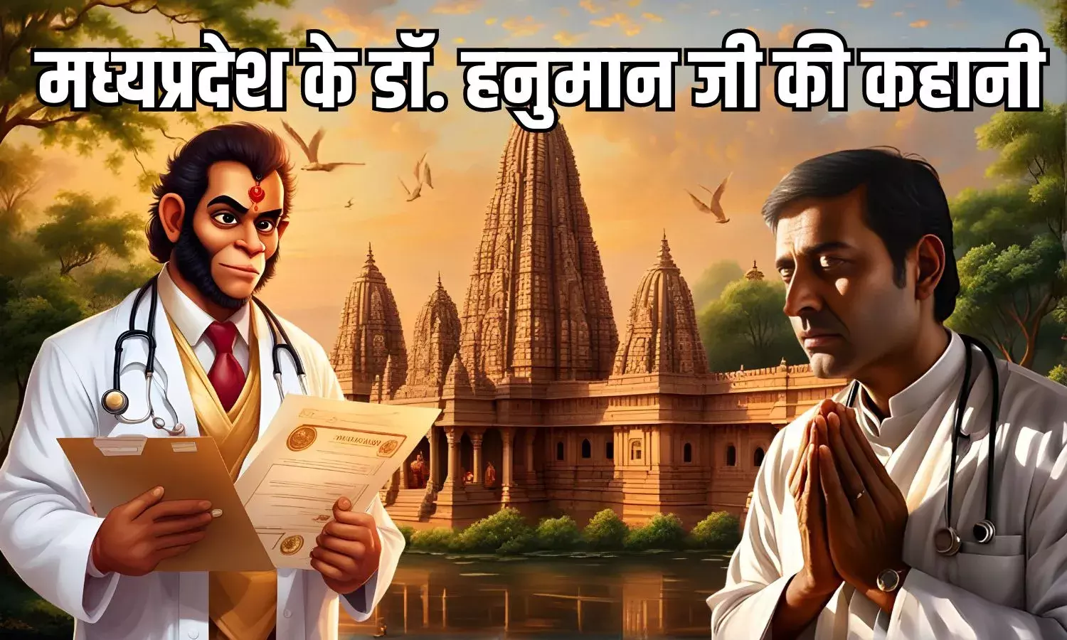 Dr. Hanuman Temple: मध्‍यप्रदेश के इस जिले में डॉ. के रूप में विराजमान हैं हनुमान जी, पढ़िए पूरी कहानी...