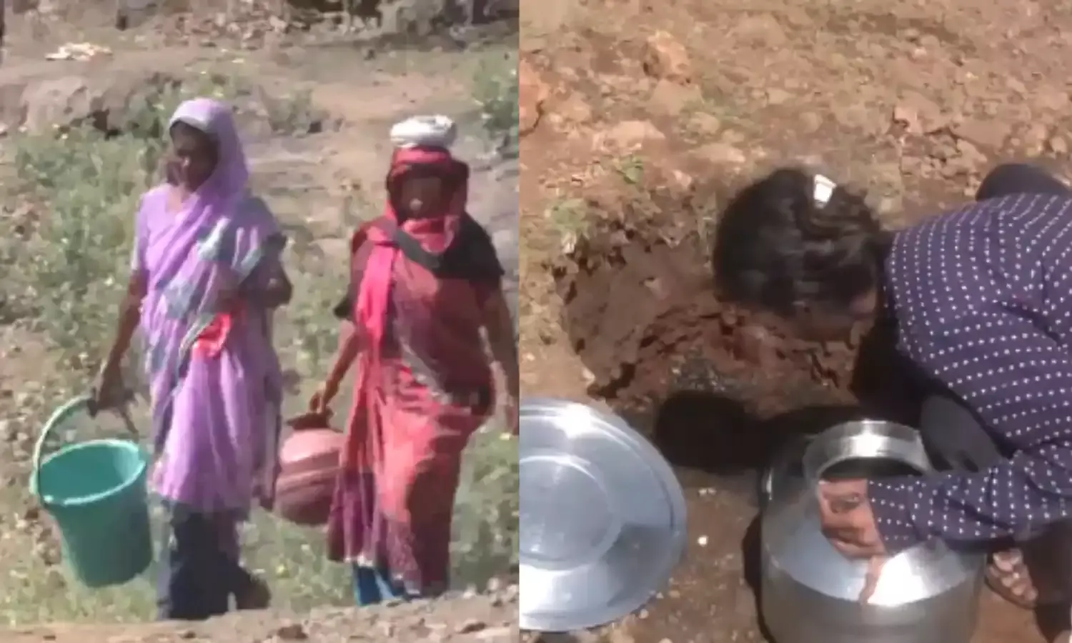 Water scarcity : एक तो गर्मी ऊपर से पानी की किल्लत, महाराष्ट्र के इस गांव में लोग गंदा पानी पीने को मजबूर