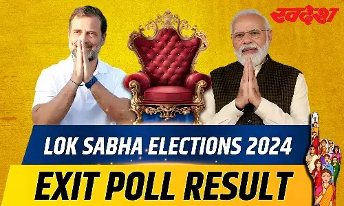 Lok Sabha Exit Polls 2024 LIVE: तीसरी बार मोदी पीएम बनने को तैयार! एग्जिट पोल  में एनडीए को 350 से ज्यादा सीटें,इंडिया का गठबंधन पिछड़ा