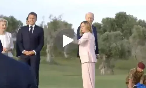G-7 मीटिंग के दौरान अमेरिकी राष्‍ट्रपति जो बाइडेन का हैरान कर देने वाला वीडियो आया सामने...
