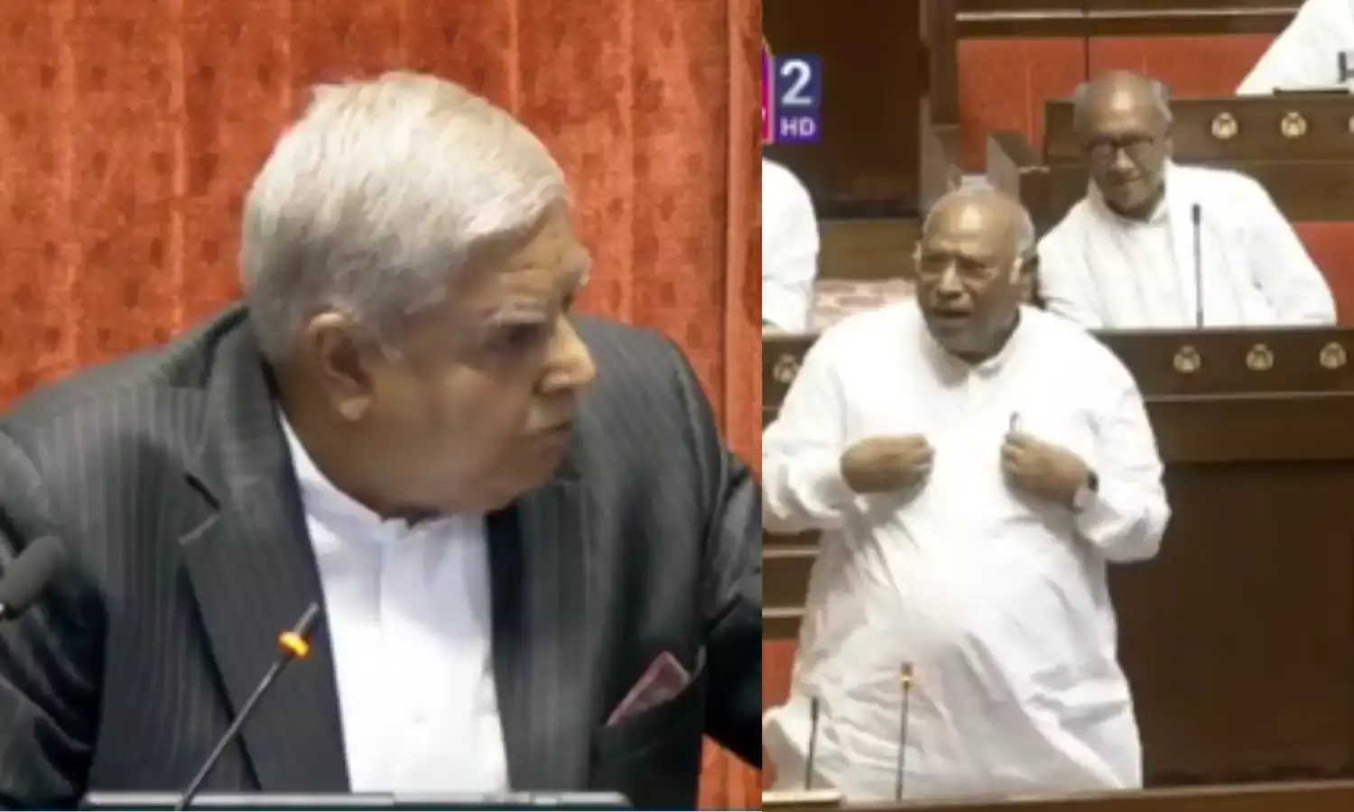 राज्यसभा में मल्लिकार्जुन खड़गे और जगदीप धनखड़ के बीच दोबारा बहस, सभापति बोले - आपकी प्रतिष्ठा को मैंने बचाया