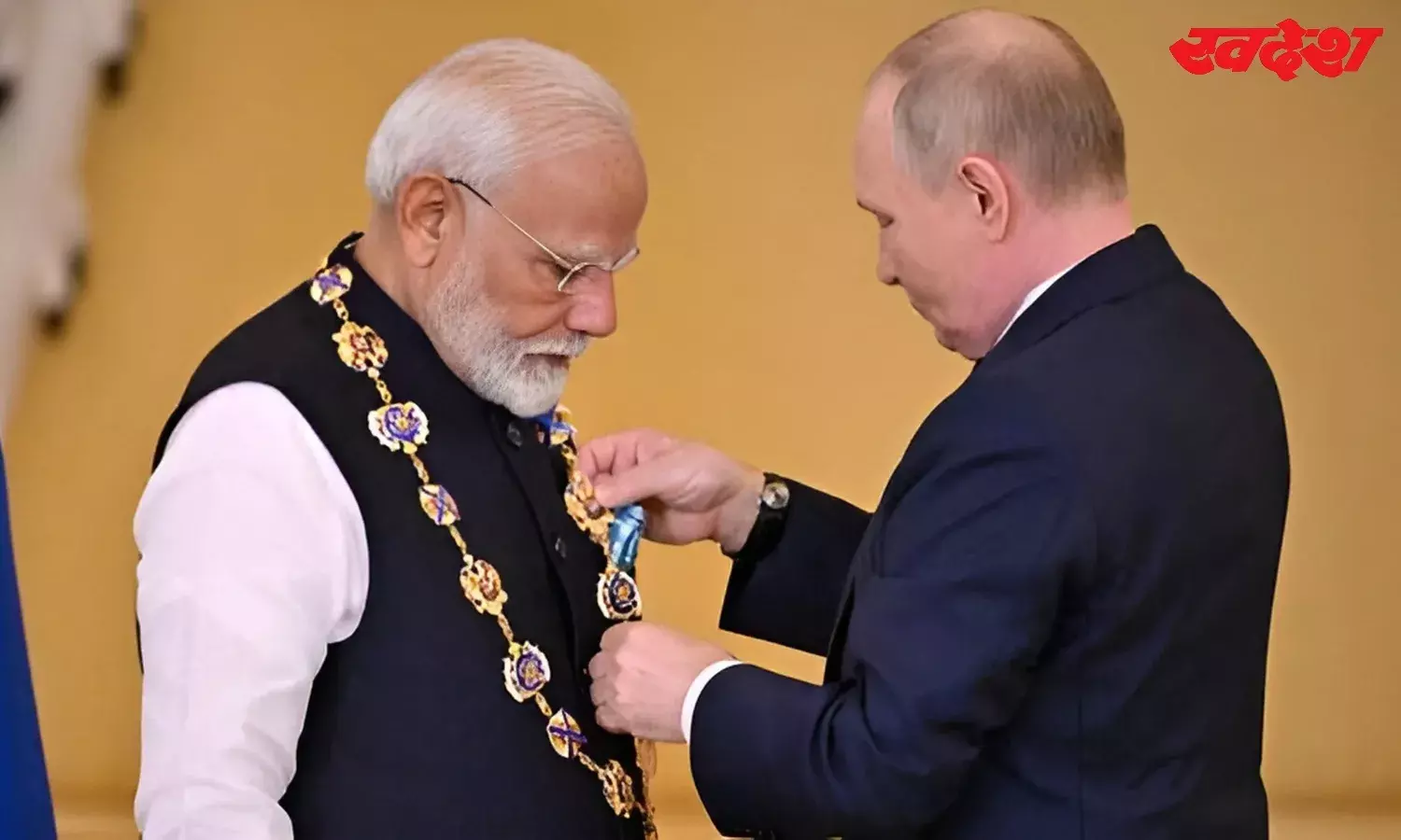 रूस के सबसे बड़े नागरिक सम्मान ने नवाजे गए PM मोदी, बताया 140 करोड़ भारतीयों का सम्मान