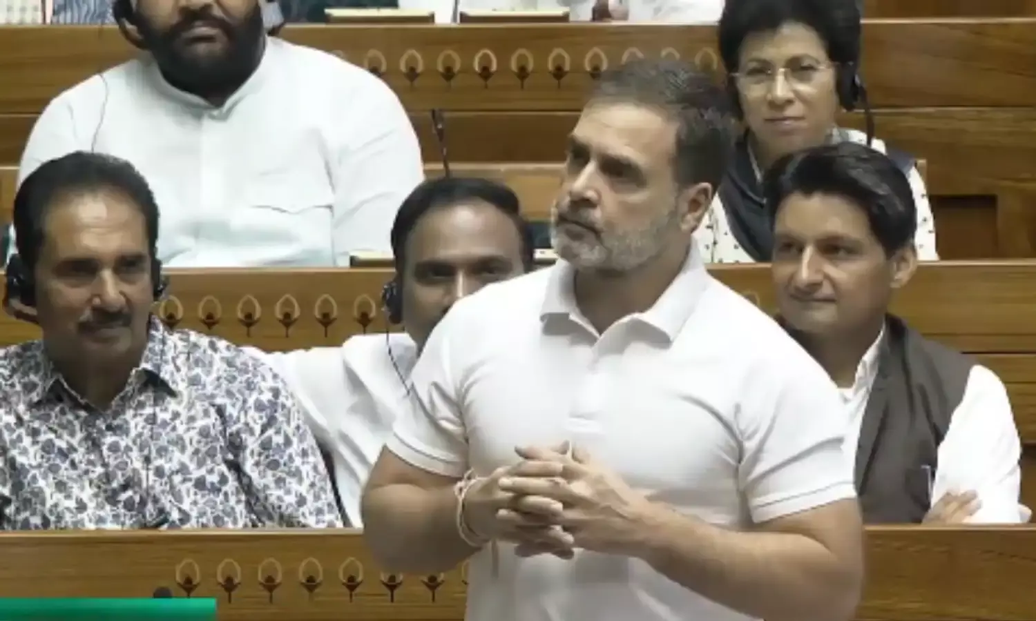 लोकसभा में क्या बोले राहुल गांधी, चक्रव्यूह पर सरकार को घेरा, पीएम मोदी और अमित शाह को भी सुनाया