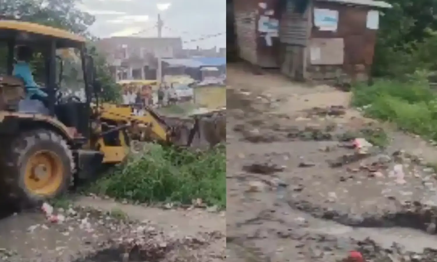 Kannauj में थूक से मसाज करना पड़ गया भारी, प्रशासन ने गुमटी पर चला दिया बुलडोजर