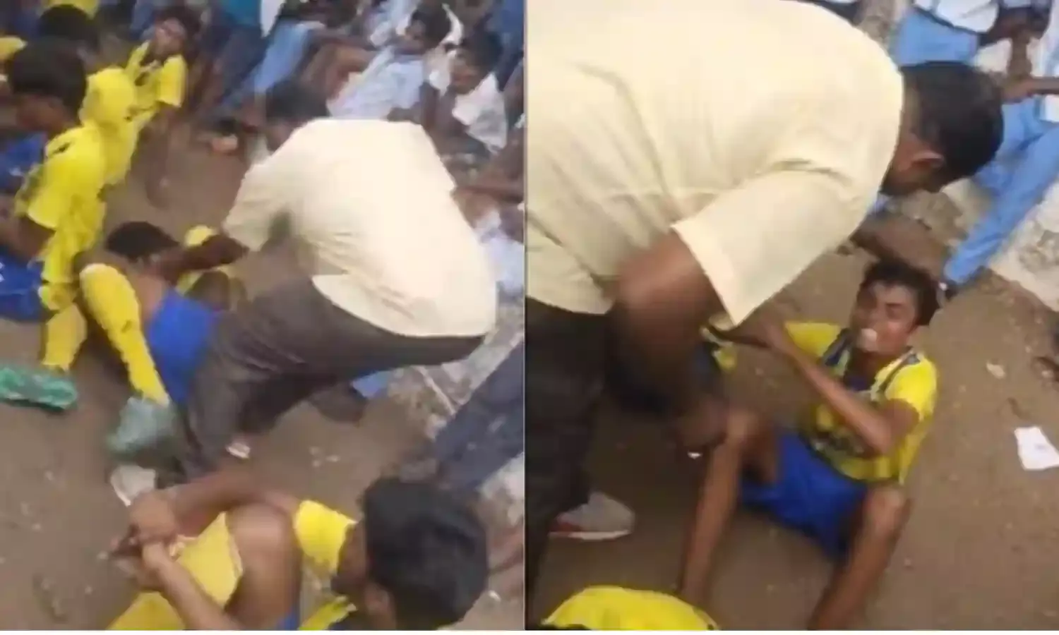 खराब प्रदर्शन के लिए छात्रों को पीटी टीचर ने किया प्रताड़ित