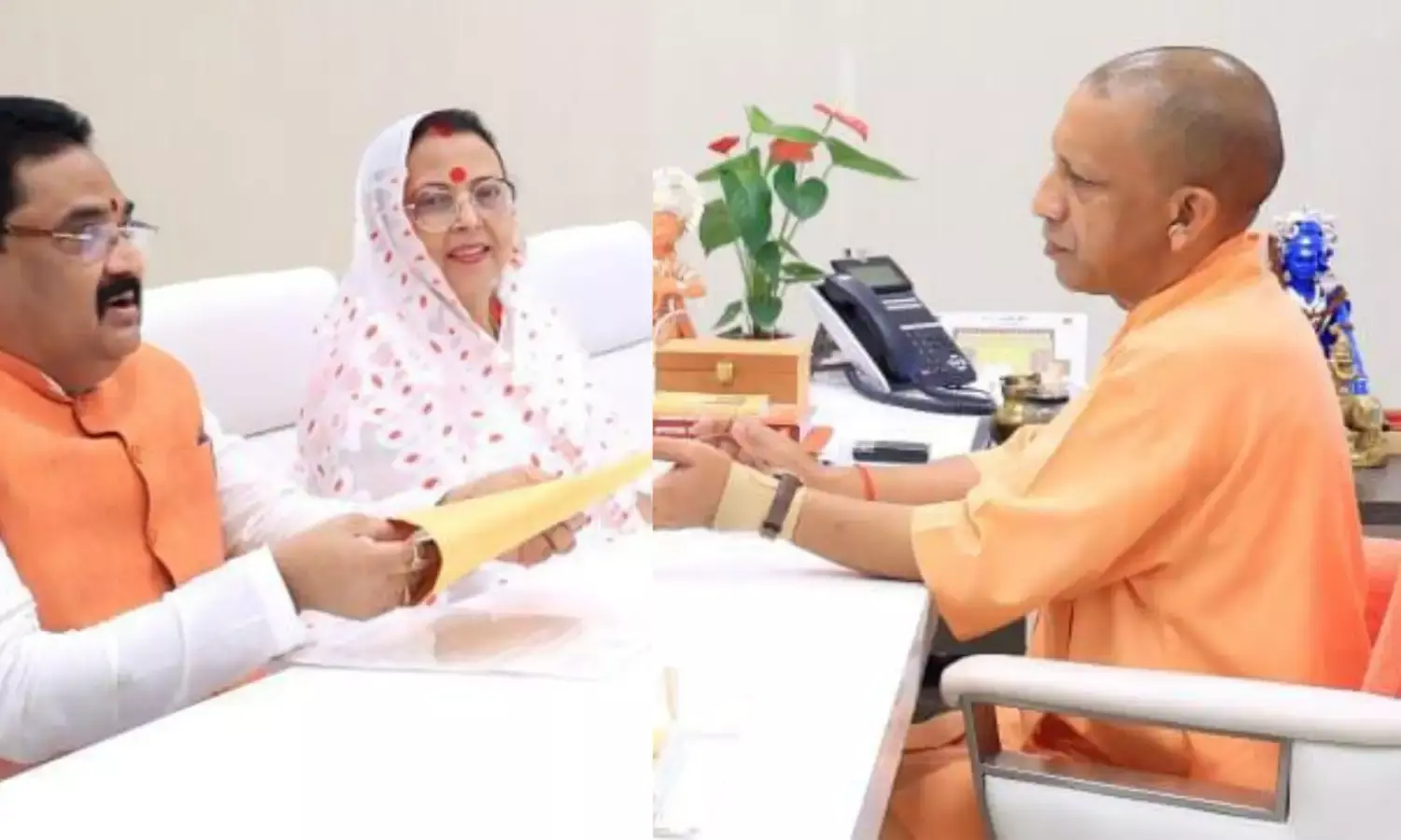 जिला परिषद अध्यक्ष प्रेमावती की मुख्यमंत्री योगी से मुलाकात...