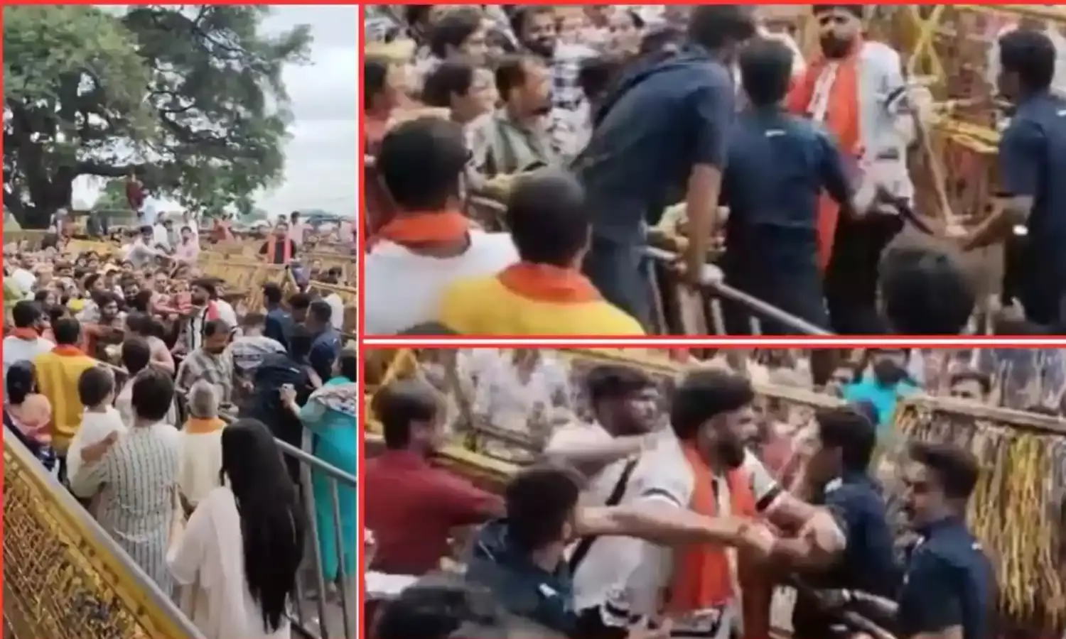 उज्जैन के काल भैरव मंदिर में बवाल, आपस में भिड़े श्रद्धालु और सुरक्षा गार्ड