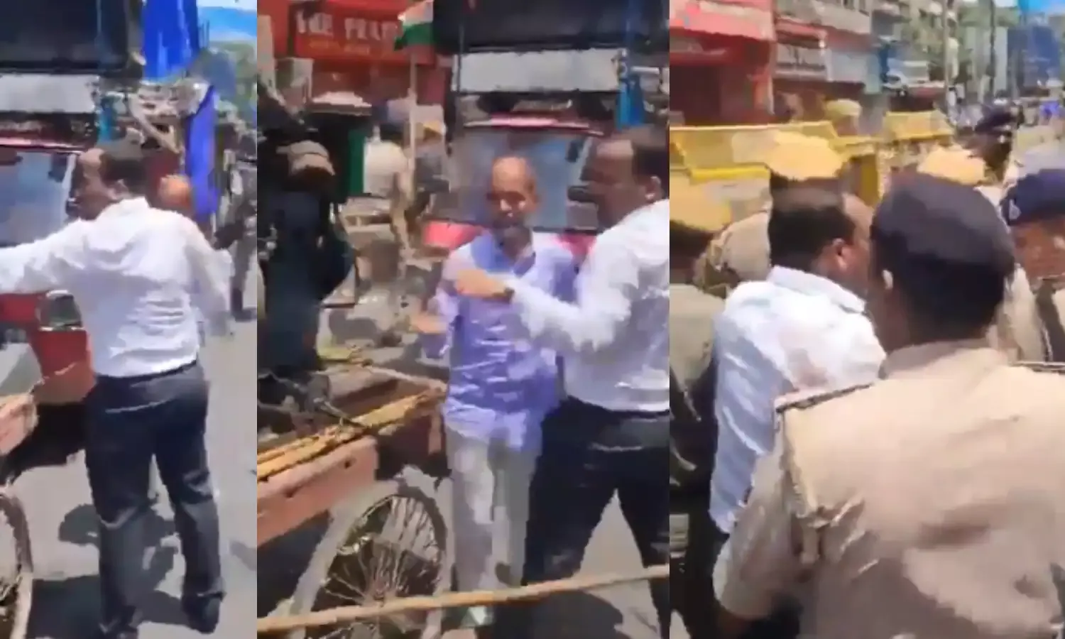 पटना में प्रदर्शन के दौरान SDM पर लाठीचार्ज, वीडियो वायरल