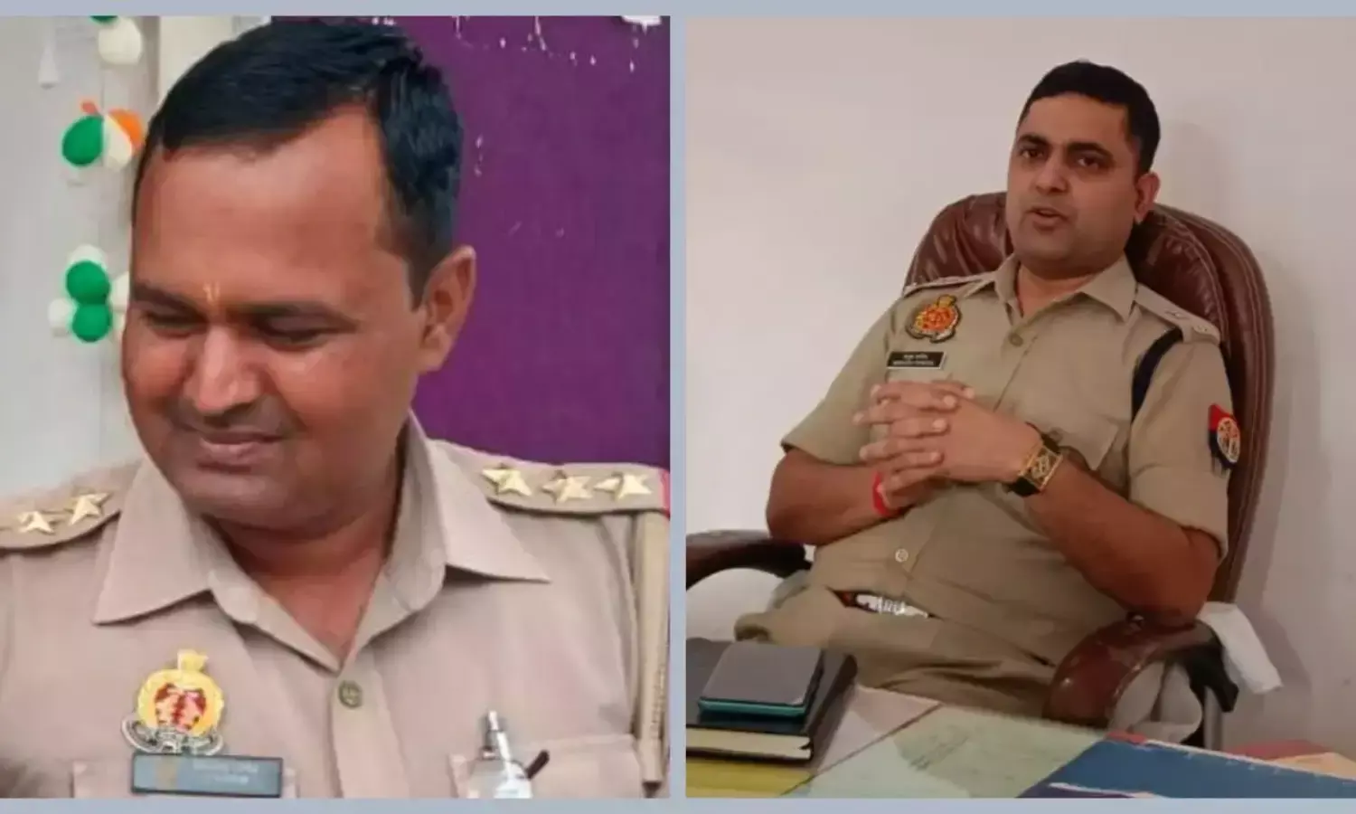 सायरन सुनकर थाने की दीवार फांदकर भागे इंस्पेक्टर