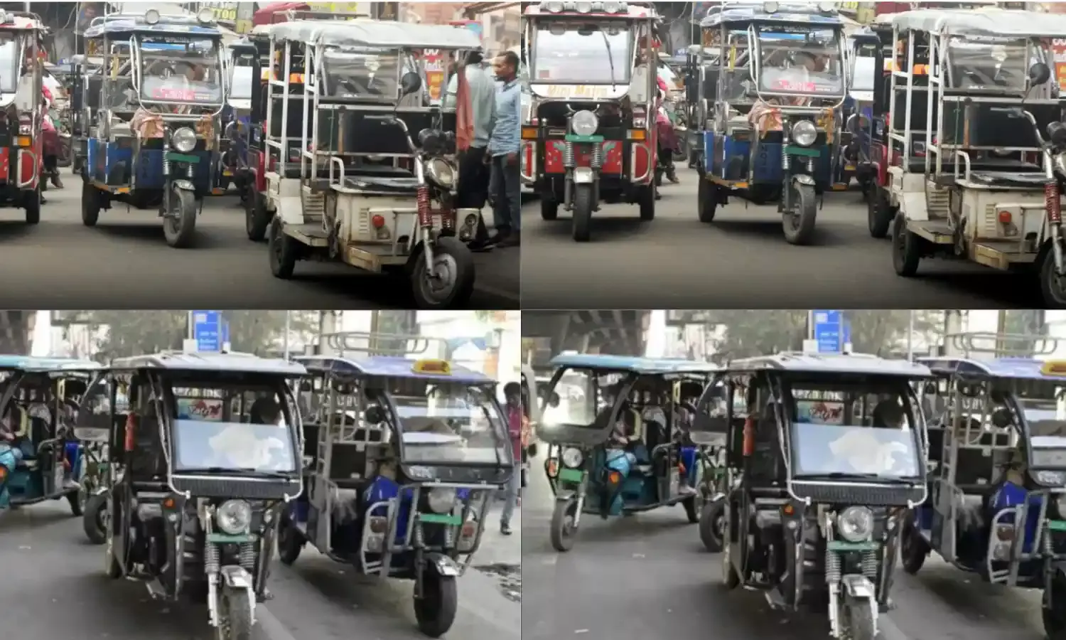 लखनऊ की सड़कों पर ई-रिक्शा चालकों ने जमाया डेरा, जाम के झाम से जूझ रहे शहरी...