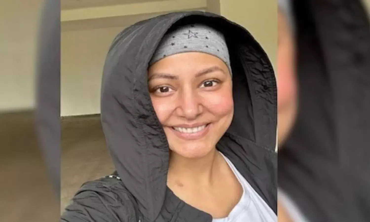 ब्रेस्ट कैंसर से परेशान हिना खान ने मोटिवेशनल नोट के साथ शेयर की सेल्फी