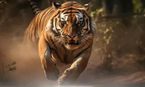 खेत पर फसल की रखवाली कर रहे मजदूर को बाघ ने मारा…