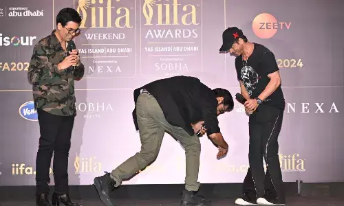 शाहरुख खान और राणा दग्गुबत्ती के बीच सम्मान और संस्कृति की शानदार झलक शाहरुख खान और राणा दग्गुबत्ती के बीच सम्मान और संस्कृति की शानदार झलक